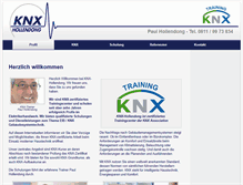 Tablet Screenshot of knx-hollendong.de